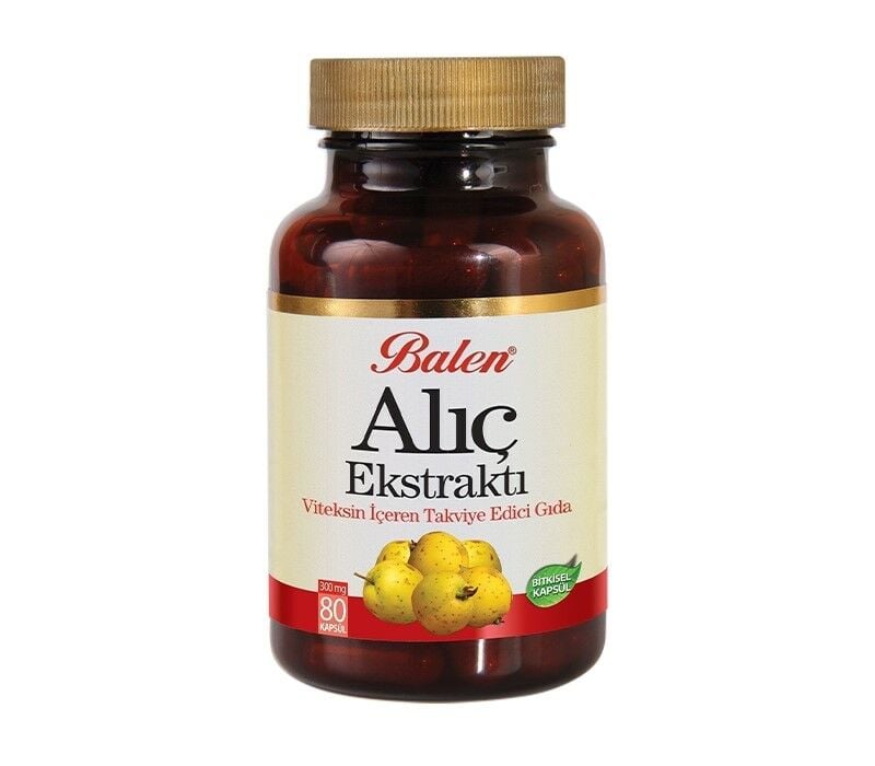 Balen Alıç Meyvesi Ekstratı Kapsülü 375 mg 80