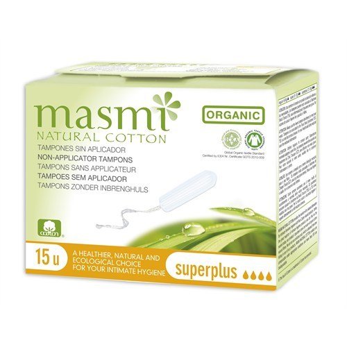 Organik Pamuk Tampon- Süperplus/15 Adet