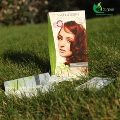 Organik İçerikli Saç Boyası Orta Alev Kızılı 7.55