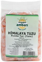 Orgagen Ambarı Himalaya Pembe Tuz 500Gr Öğütülmemiş