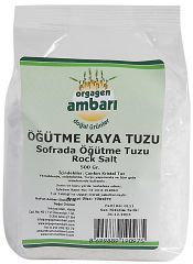 Orgagen Ambarı Kaya Tuzu 500 gr Öğütülmemiş