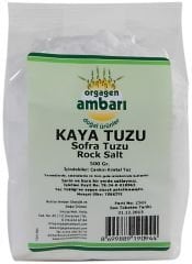 Orgagen Ambarı himalaya Kaya Tuzu 500 gr