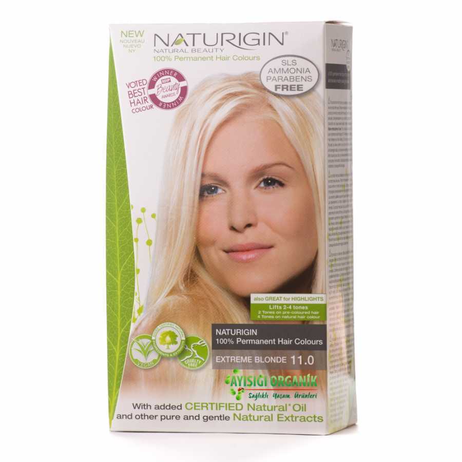 Organik İçerikli Saç Boyası  Açık Sarı 11.0