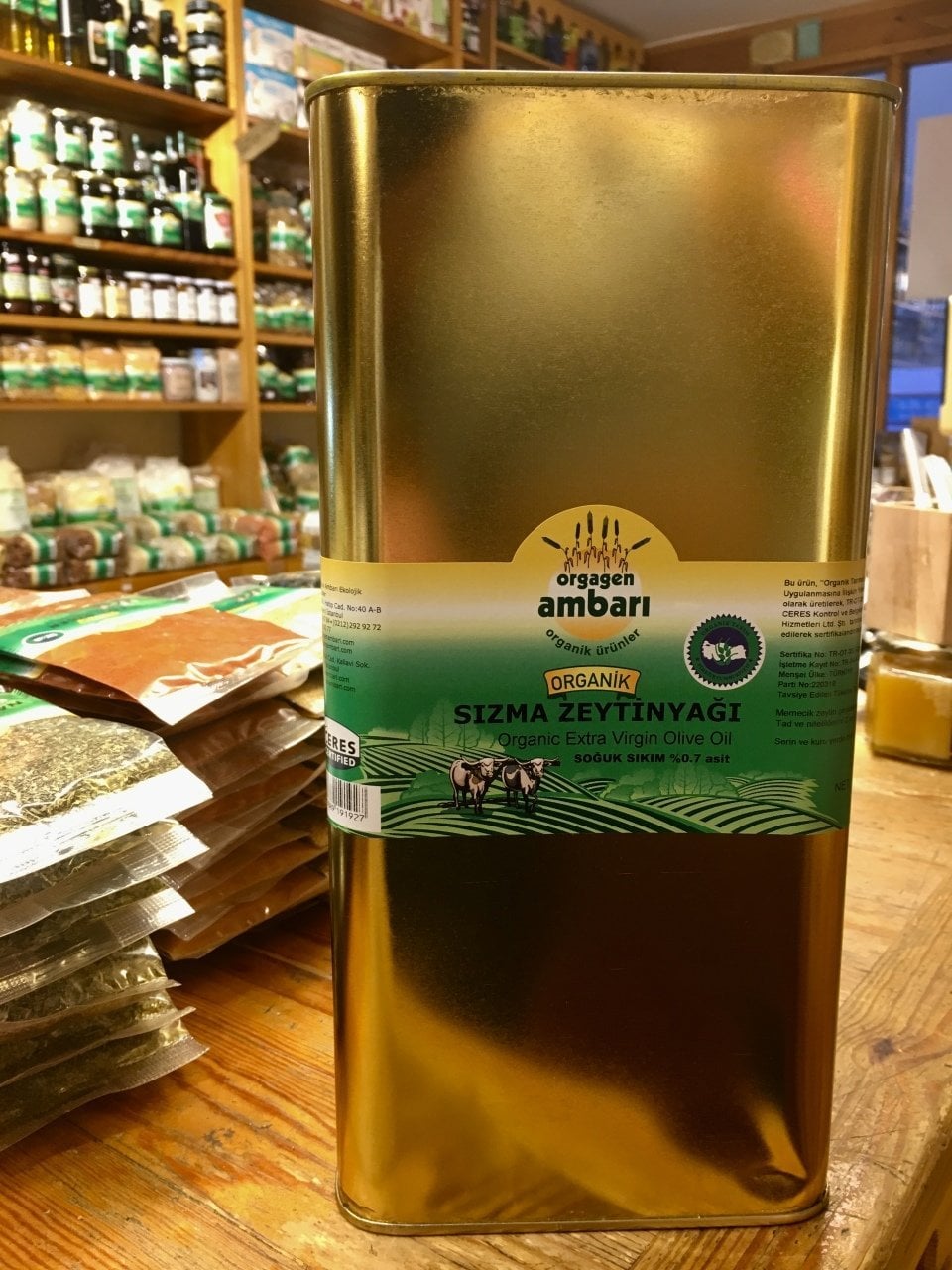 Organik Zeytinyağı 5000 ML