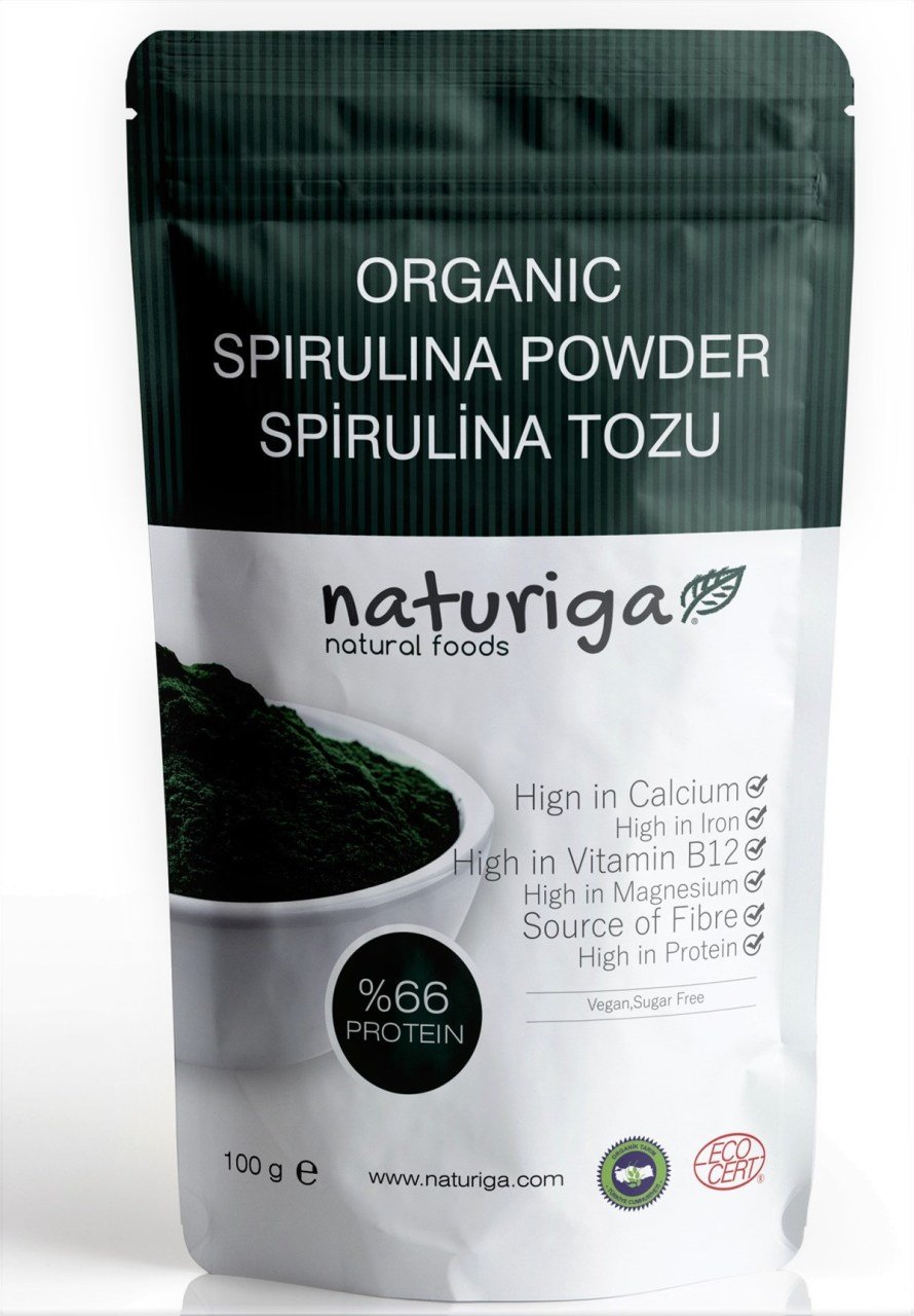 Organik Spirulina Tozu 100 Gr